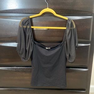 Free People Puff Sleeve Top